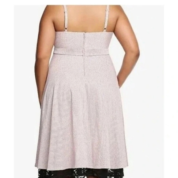 Torrid Pink Dot Retro Rockabilly 50s Dress 18 - Picture 3 of 11